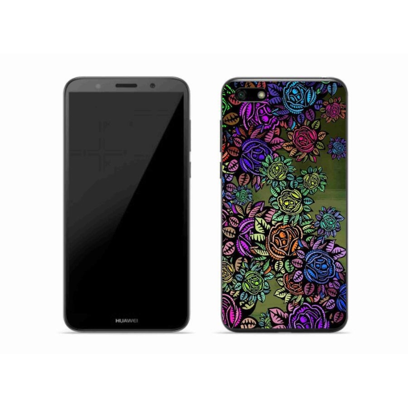 Gél borító mmCase a mobil Huawei Y5 (2018) - virágok 6