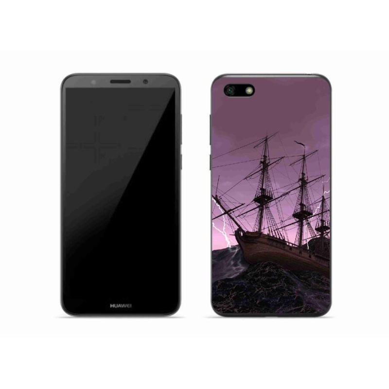 Gél borítás mmCase a Huawei Y5 (2018) - hajó a viharban