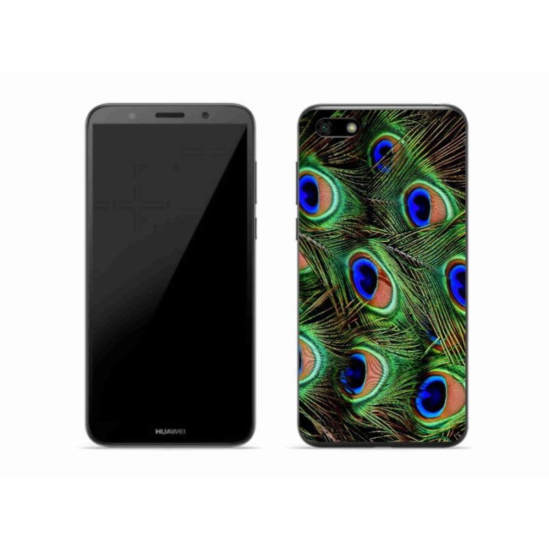 Gél borítás mmCase a Huawei Y5 (2018) - pávatoll