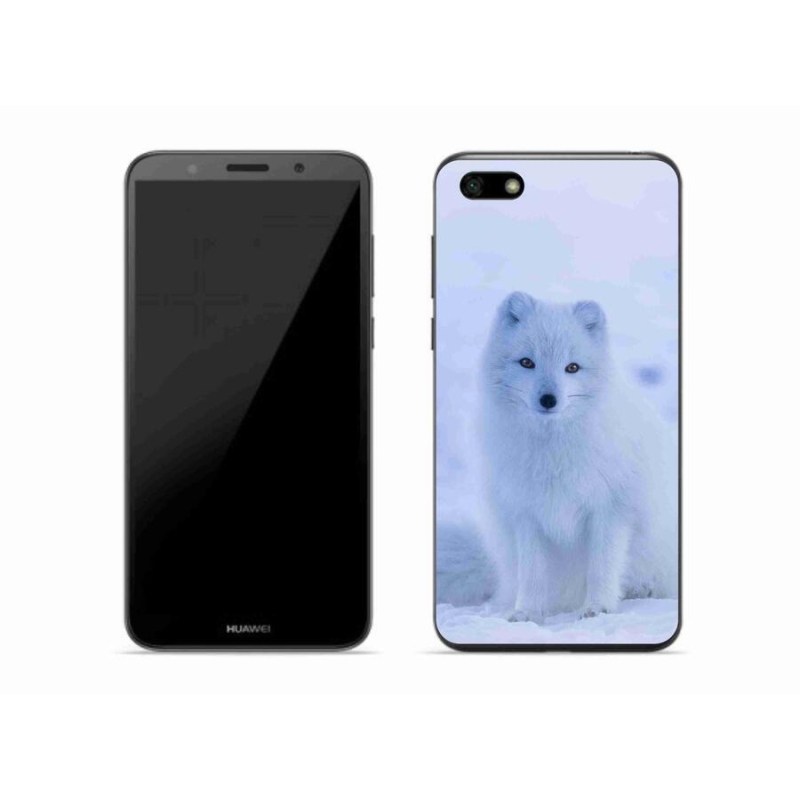 Gél borító mmCase a Huawei Y5 (2018) - polár róka számára