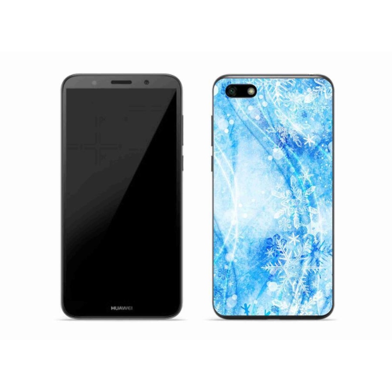 Gél borító mmCase a Huawei Y5 (2018) - hópelyhekhez