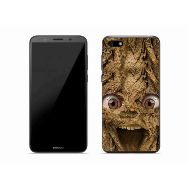 Gél borító mmCase a Huawei Y5 (2018) - boldog fa szemekkel