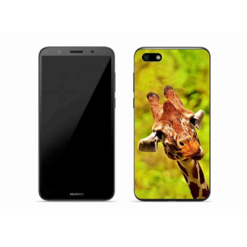 Gél borító mmCase a Huawei Y5 (2018) - zsiráfhoz