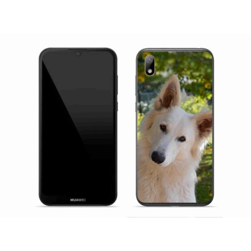 Gél borítás mmCase a Huawei Y5 (2019) - fehér svájci pásztor 1