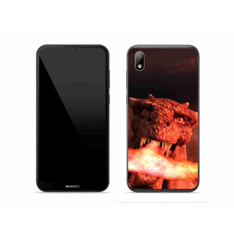 Gél borítás mmCase a Huawei Y5 (2019) - sárkányhoz