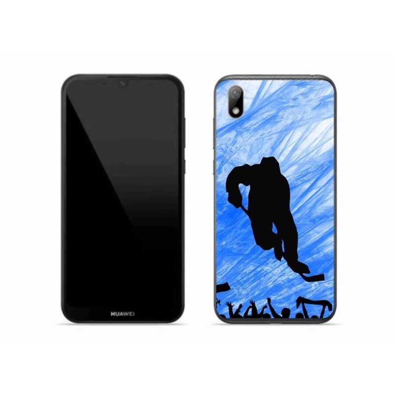 Gél borító mmCase a mobil Huawei Y5 (2019) - hokijátékos számára