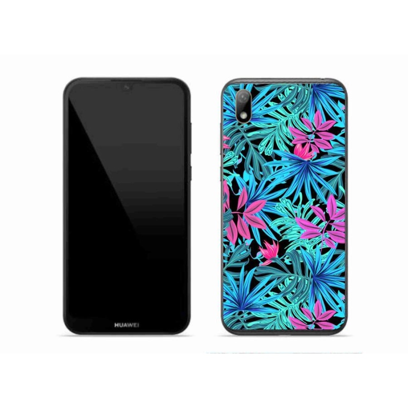 Gél borító mmCase a mobil Huawei Y5 (2019) - virágok 3