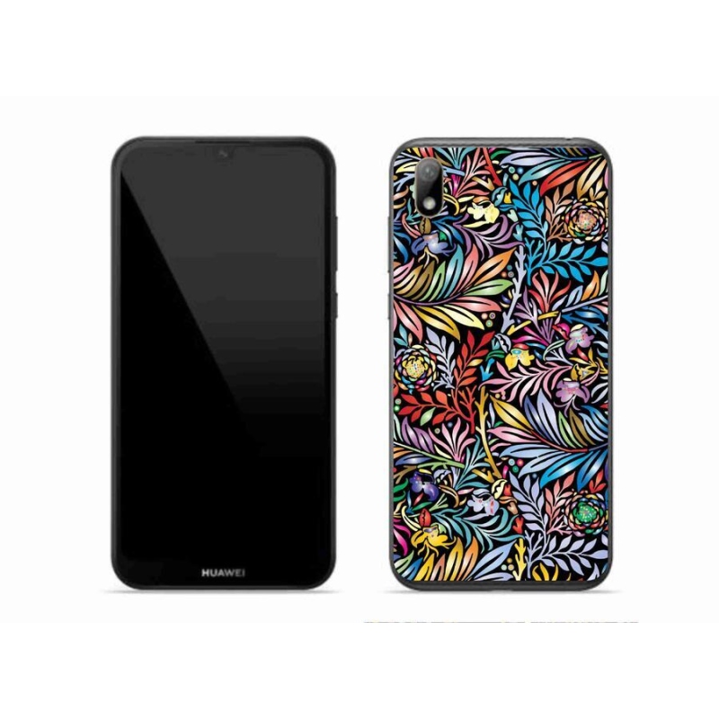 Gél borító mmCase a mobil Huawei Y5 (2019) - virágok 5