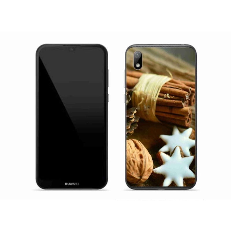 Gél borító mmCase a Huawei Y5 (2019) - fahéj és mézeskalács számára