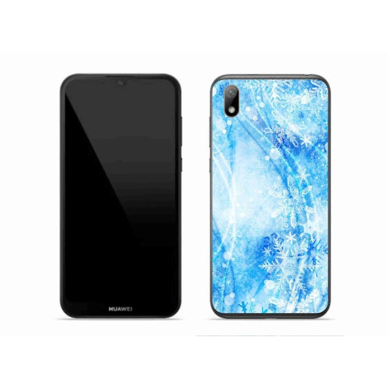 Gél borító mmCase a Huawei Y5 (2019) - hópelyhekhez