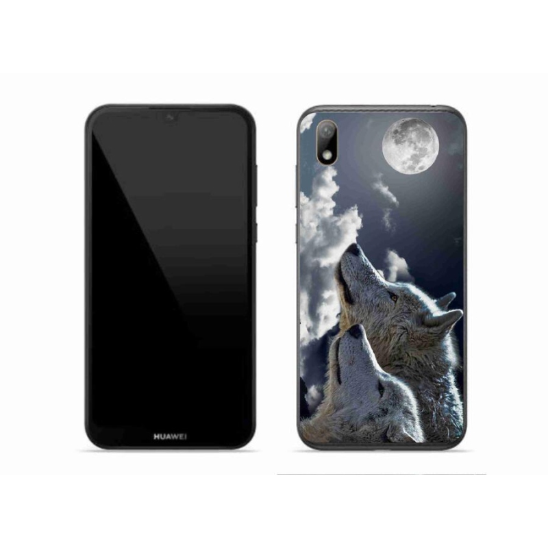 Gél borítás mmCase a Huawei Y5 (2019) - farkasok számára