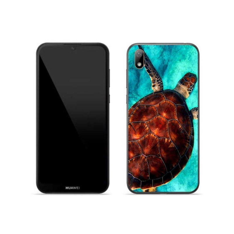 Gél borító mmCase a Huawei Y5 (2019) - teknősbéka számára
