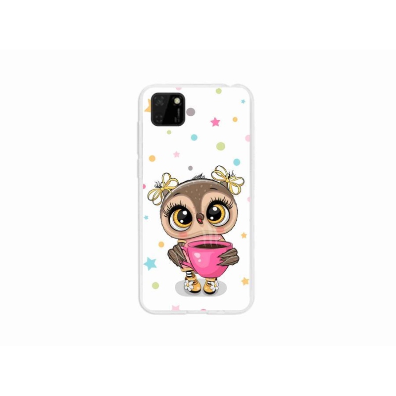 Gél borító mmCase a Huawei Y5p számára - rajzfilm bagoly