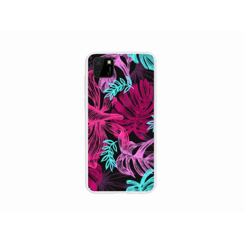 Gél borító mmCase a mobil Huawei Y5p - virágok 1