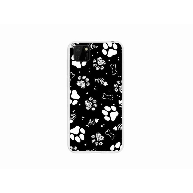 Gél borítás mmCase a Huawei Y5p-hez - kutyamancsok