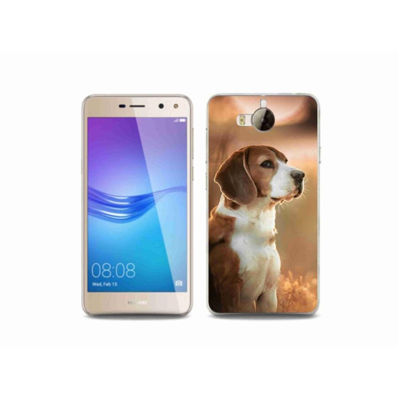 Zselés borítás mmCase a Huawei Y6 (2017) - bézs színű tokhoz