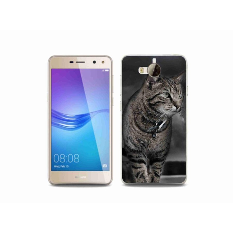 Gél borítás mmCase a Huawei Y6 (2017) - macska