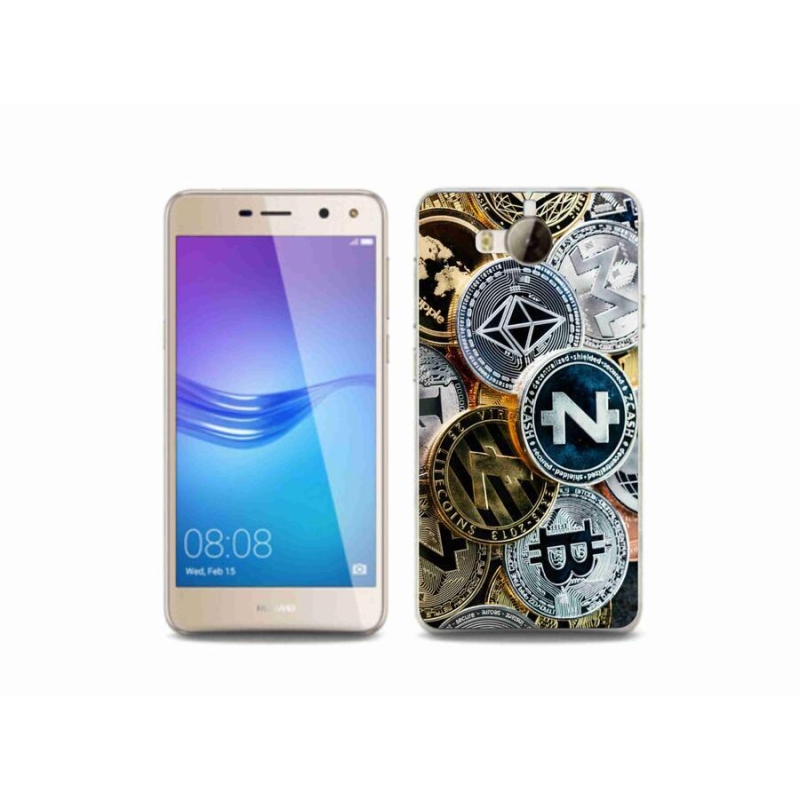 Gél borítás mmCase a Huawei Y6 (2017) - kriptovalutákhoz