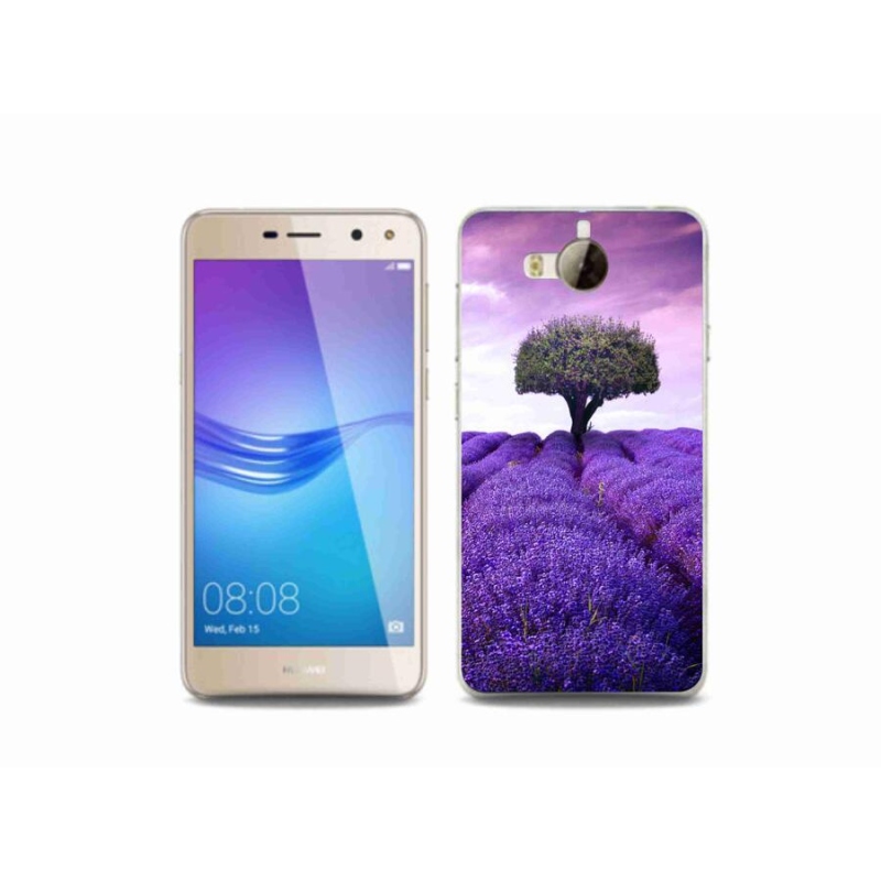 Gél védőhuzat mmCase a Huawei Y6 (2017) - levendula rét
