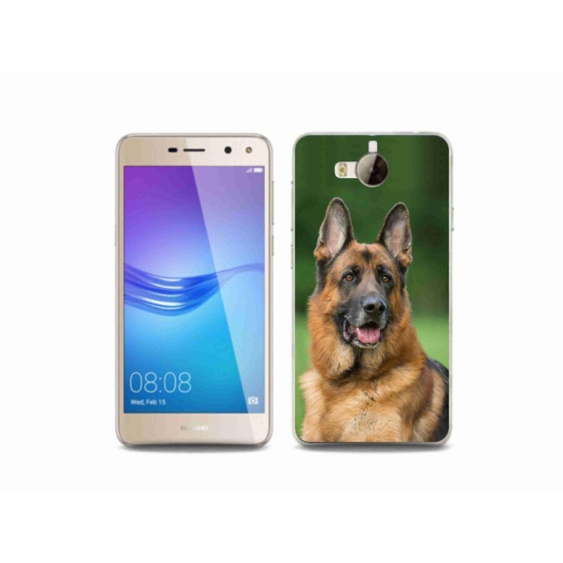Gél borítás mmCase a Huawei Y6 (2017) - Német juhászkutya számára