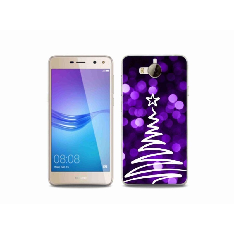 Gél borítás mmCase a Huawei Y6 (2017) - fa