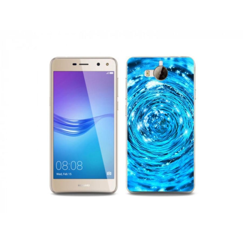 Gél borító mmCase a Huawei Y6 (2017) - víz örvénye számára