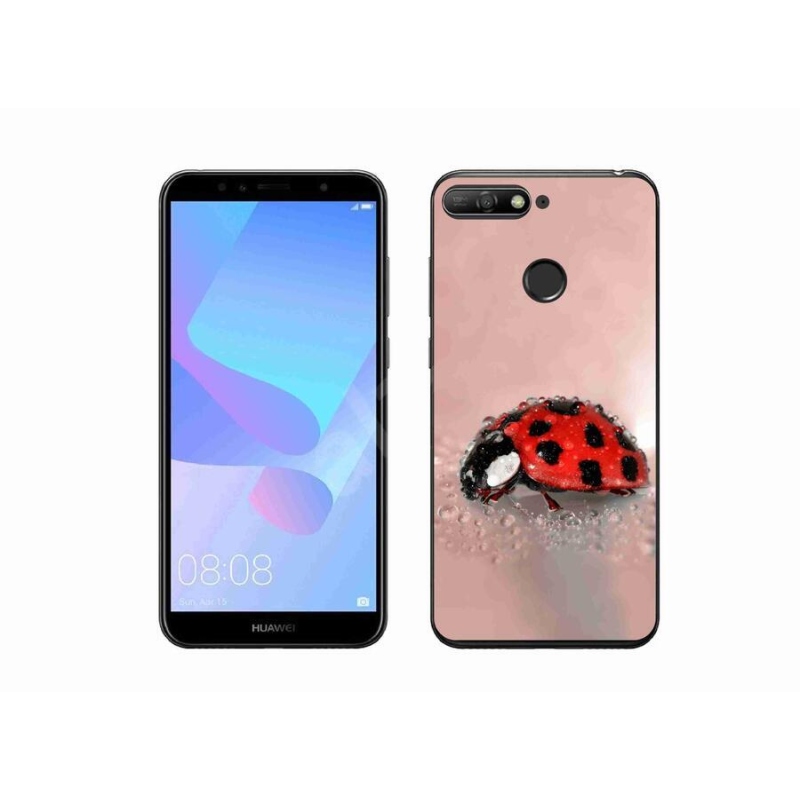 Gél borítás mmCase a Huawei Y6 Prime (2018) - katicabogárhoz