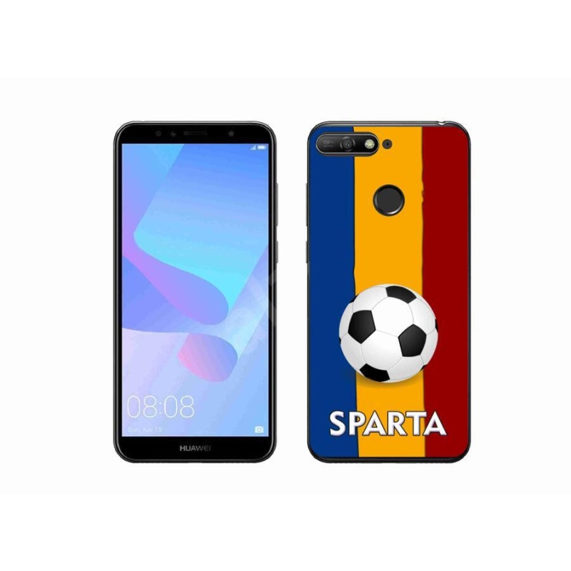 Gél borítás mmCase mobil Huawei Y6 Prime 2018 - futball 1