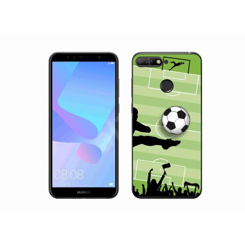 Gél borítás mmCase mobil Huawei Y6 Prime 2018 - futball 3
