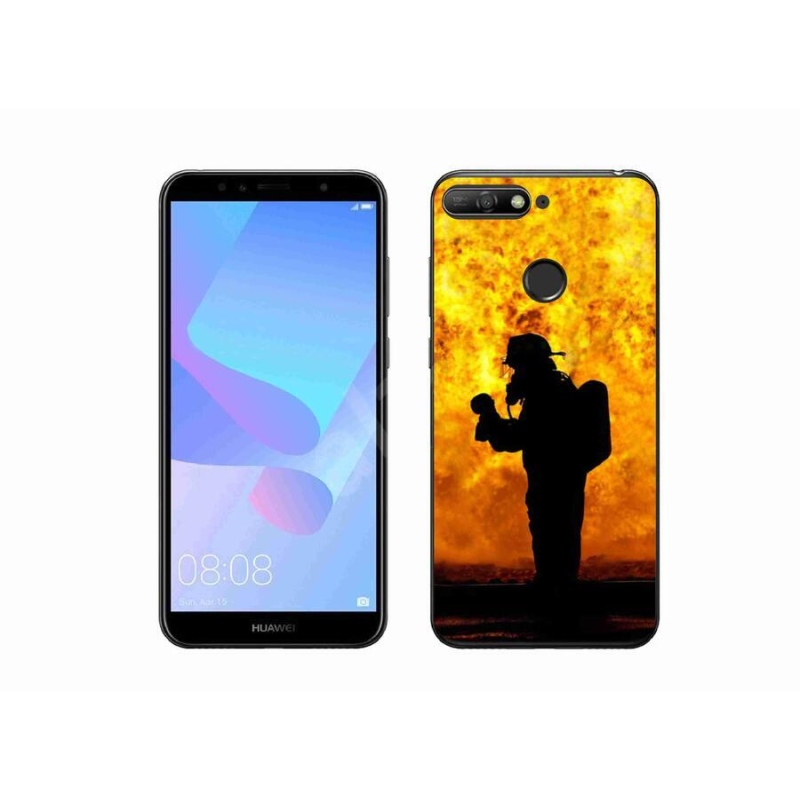 Gél borítás mmCase a Huawei Y6 Prime 2018-hoz - tűzoltó
