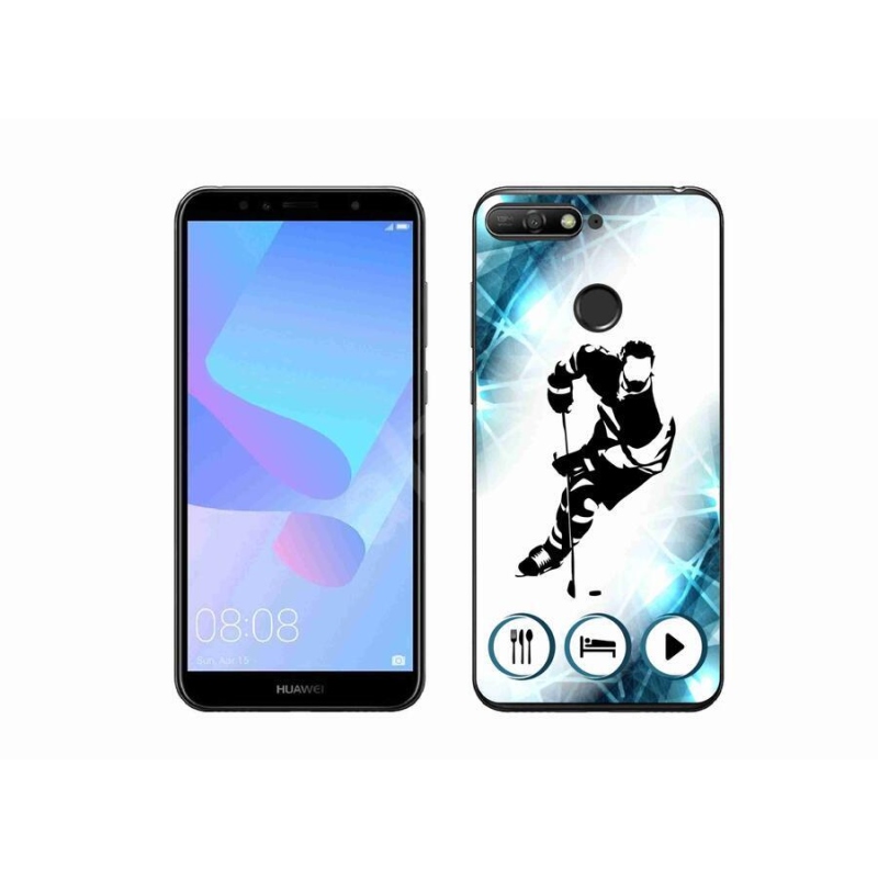 Gél borítás mmCase a Huawei Y6 Prime (2018) számára - hoki 1