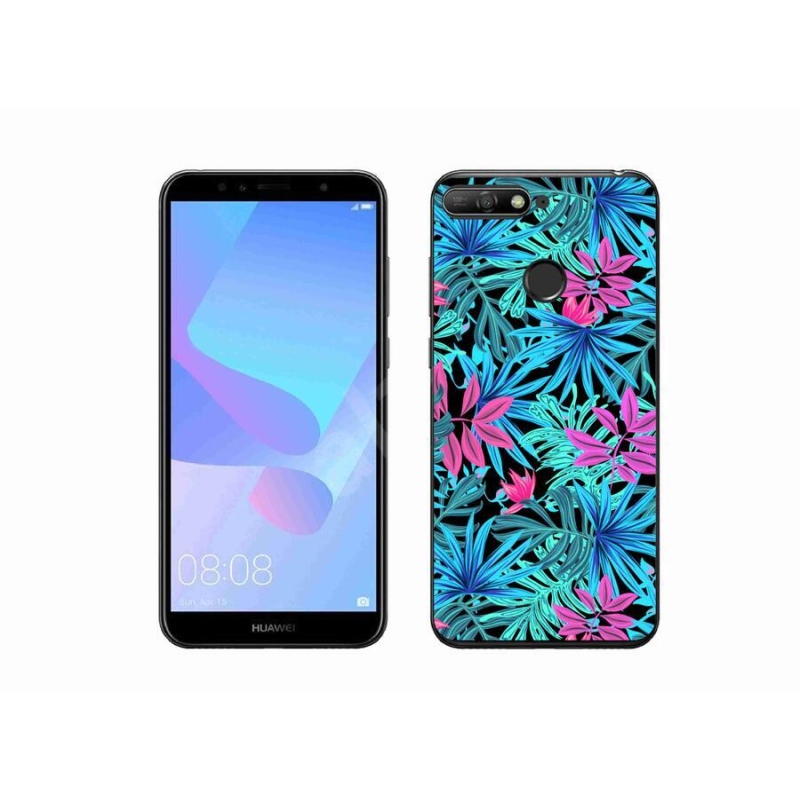 Gél borító mmCase a mobil Huawei Y6 Prime (2018) - virágok 3