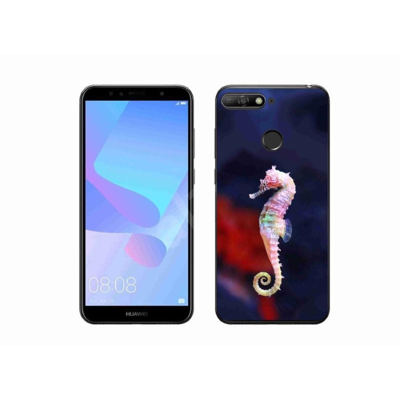 Gél borítás mmCase a Huawei Y6 Prime (2018) - csikóhalakhoz