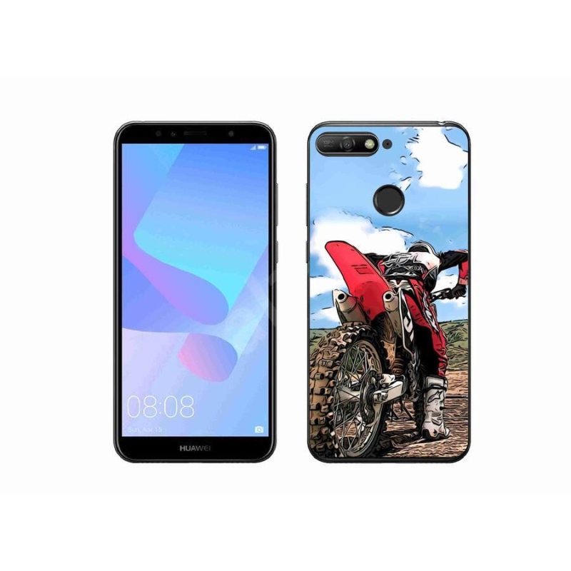 Zselés borítás mmCase a Huawei Y6 Prime (2018) - moto számára