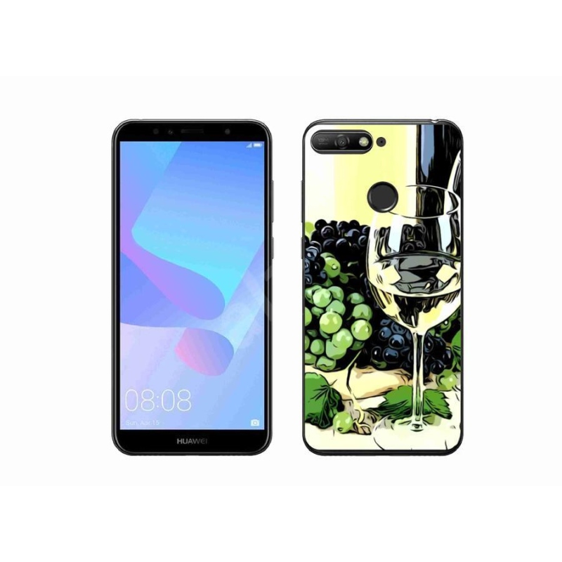 Gél borítás mmCase a mobil Huawei Y6 Prime 2018 - pohár borhoz