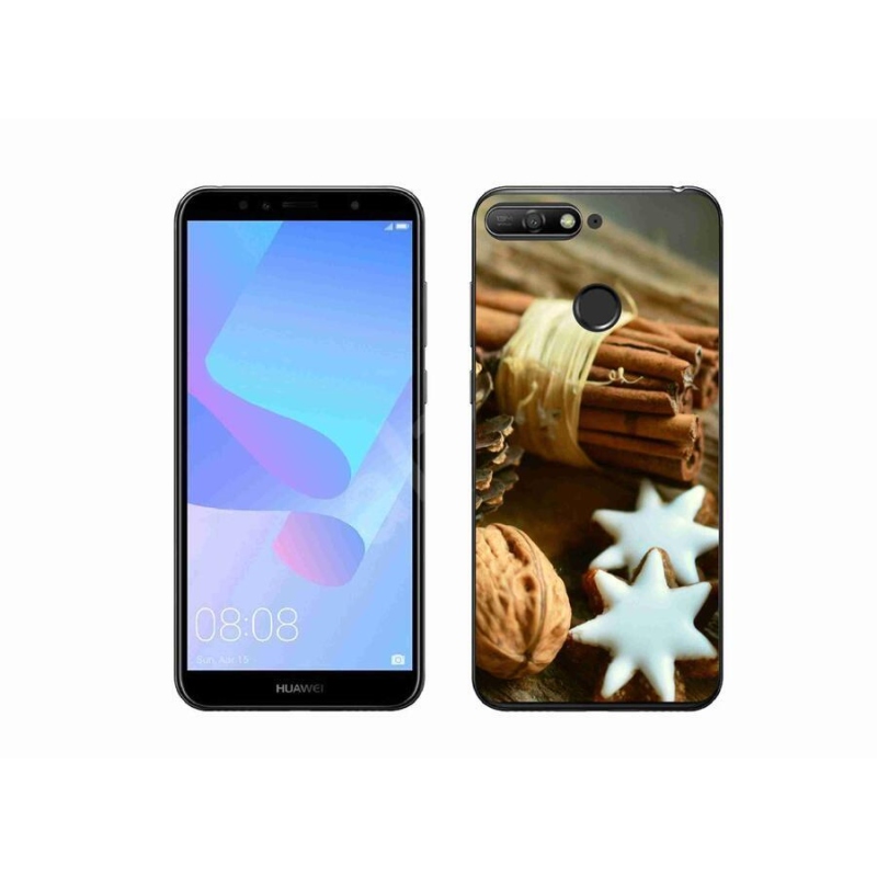 Gél borítás mmCase a Huawei Y6 Prime (2018) - fahéj és mézeskalács számára