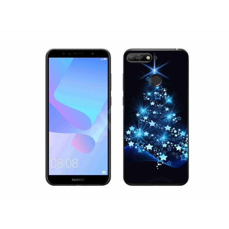 Gél borítás mmCase a Huawei Y6 Prime 2018-hoz - Karácsonyfa