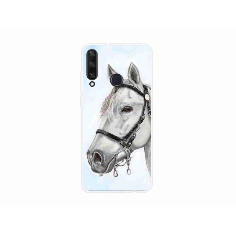 Zselés borítás mmCase a Huawei Y6p-hez - fehér ló 1