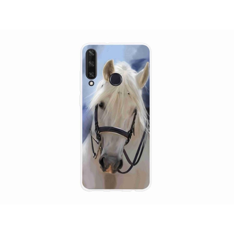 Gél borítás mmCase a Huawei Y6p-hez - fehér ló
