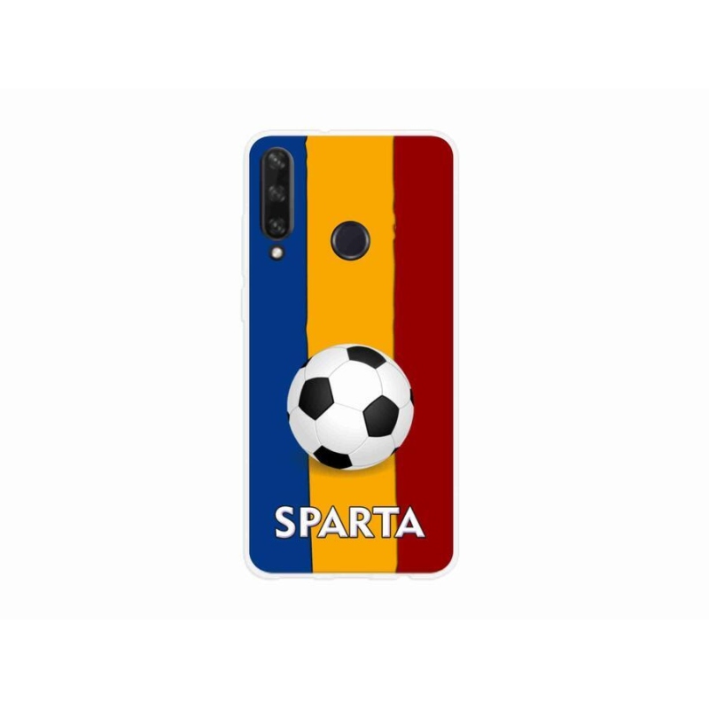 Gél borító mmCase mobil Huawei Y6p - futball 1