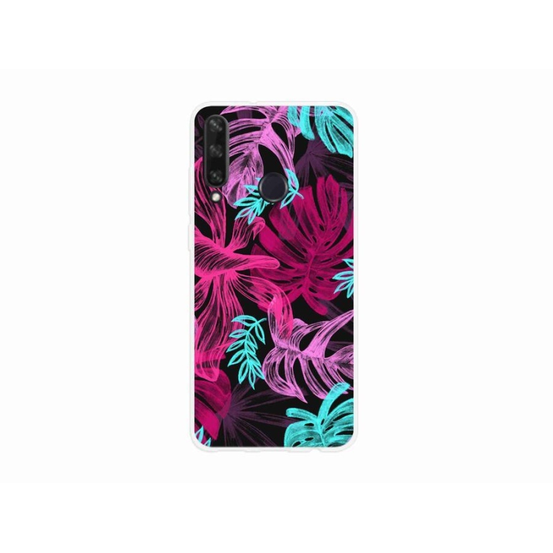 Gél borító mmCase a mobil Huawei Y6p - virágok 1