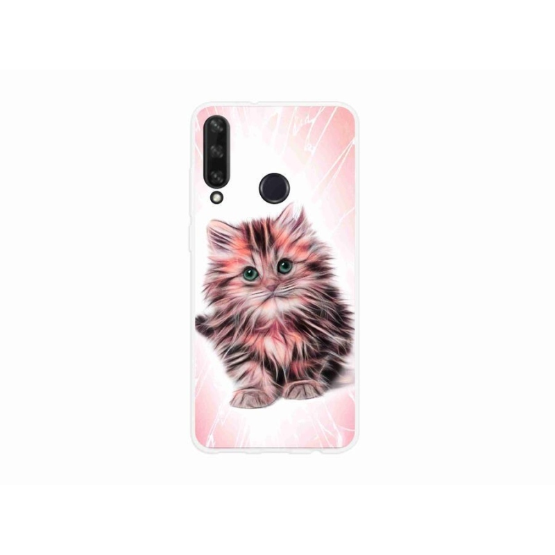 Gél borító mmCase mobil Huawei Y6p - aranyos cica