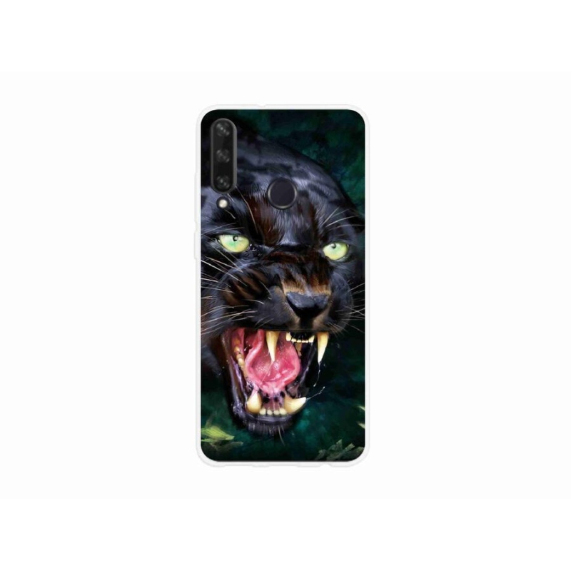 Gél borító mmCase a Huawei Y6p-hez - dühös fekete párduc
