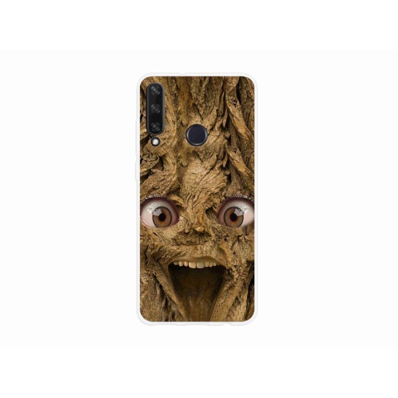 Gél borító mmCase a Huawei Y6p-hez - boldog fa szemekkel