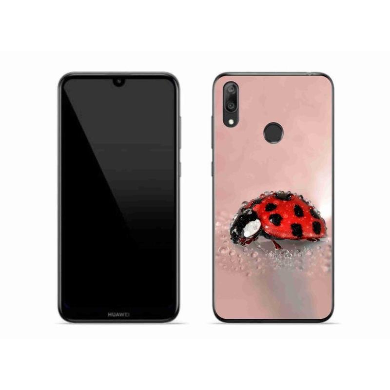 Gél borítás mmCase a Huawei Y7 (2019) - katicabogárhoz