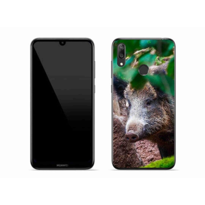 Gél borítás mmCase a Huawei Y7 (2019) - vaddisznóhoz