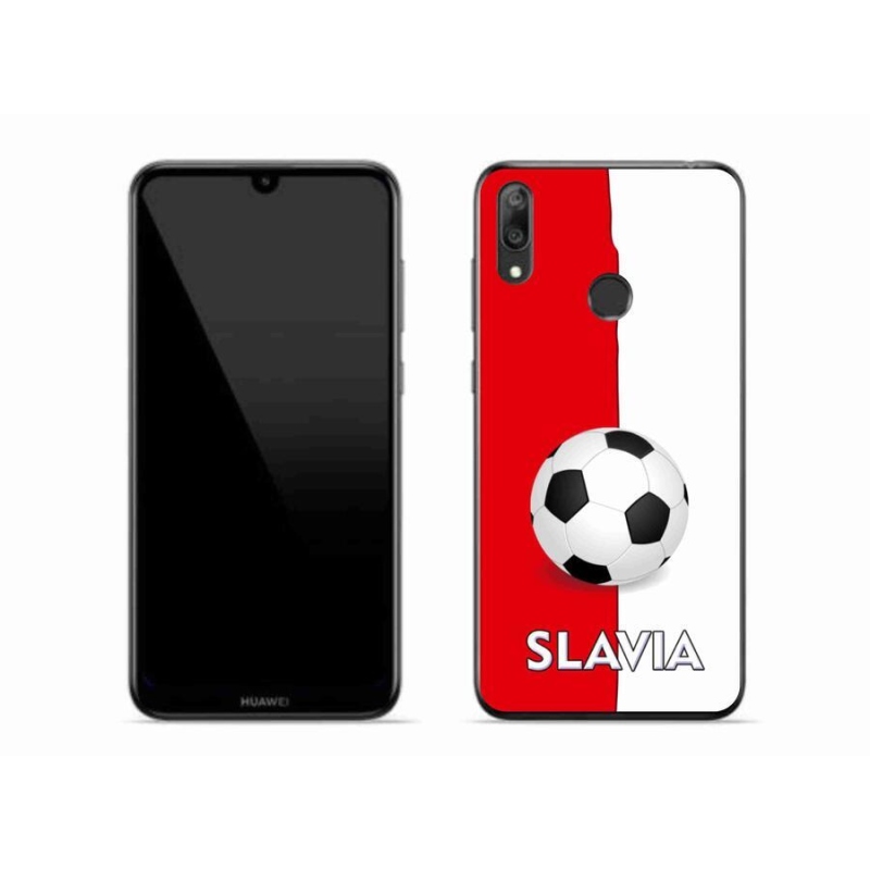 Gél borító mmCase a Huawei Y7 (2019) - futball 2