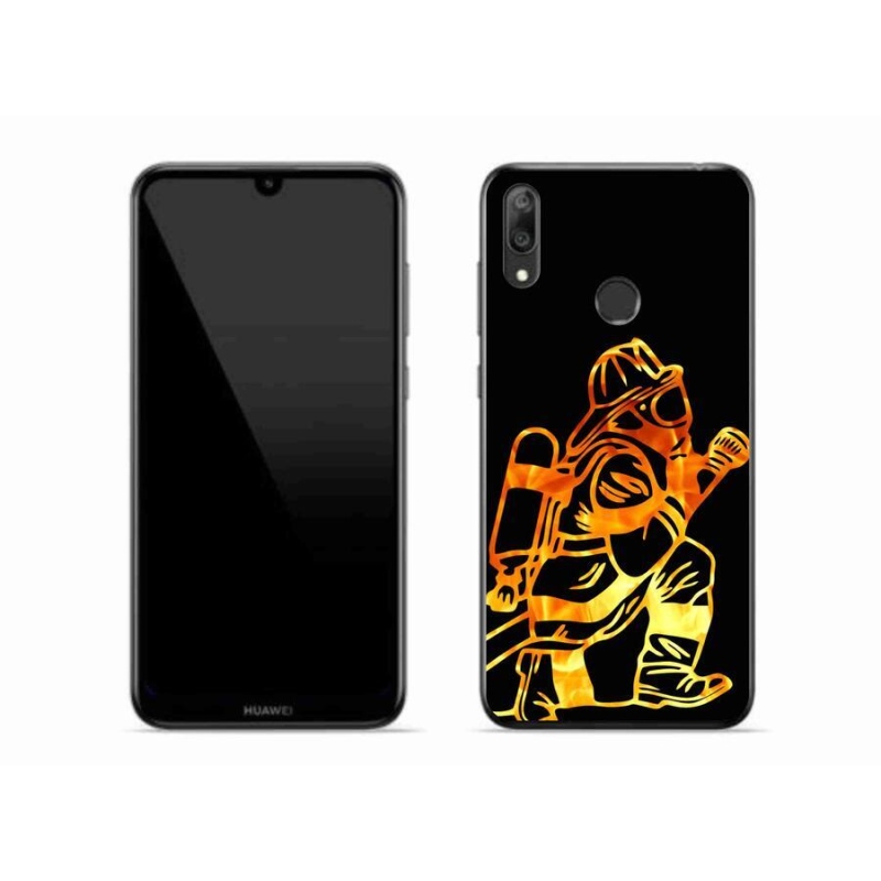 Gél borítás mmCase a Huawei Y7 (2019) - tűzoltó 1