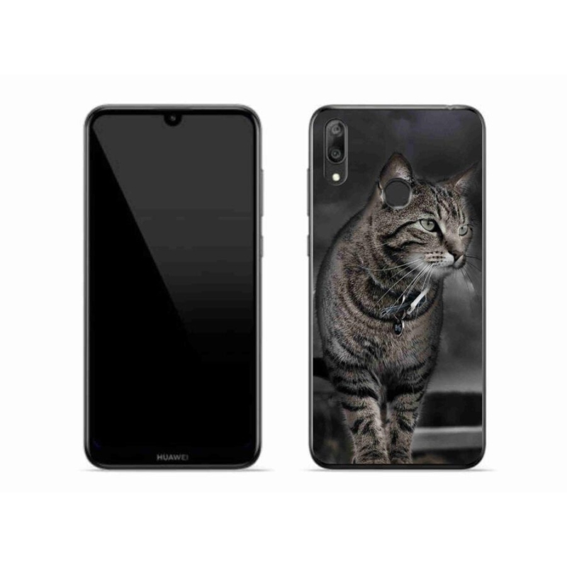 Gél borítás mmCase a Huawei Y7 (2019) - macska