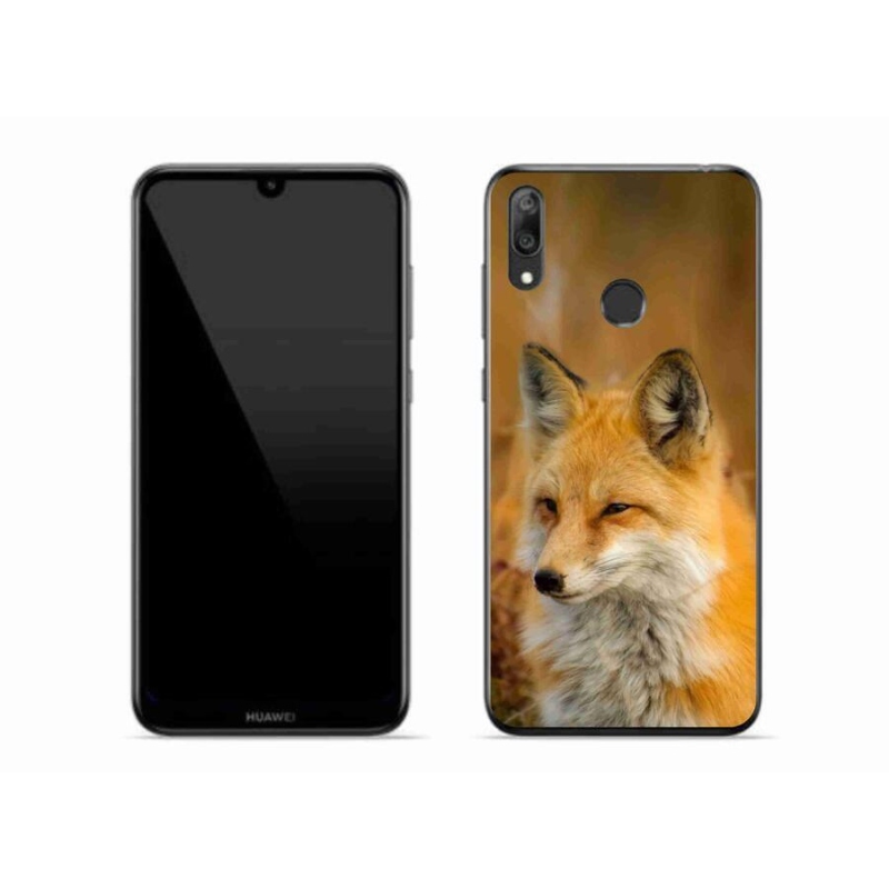 Gél borítás mmCase a Huawei Y7 (2019) - rókára